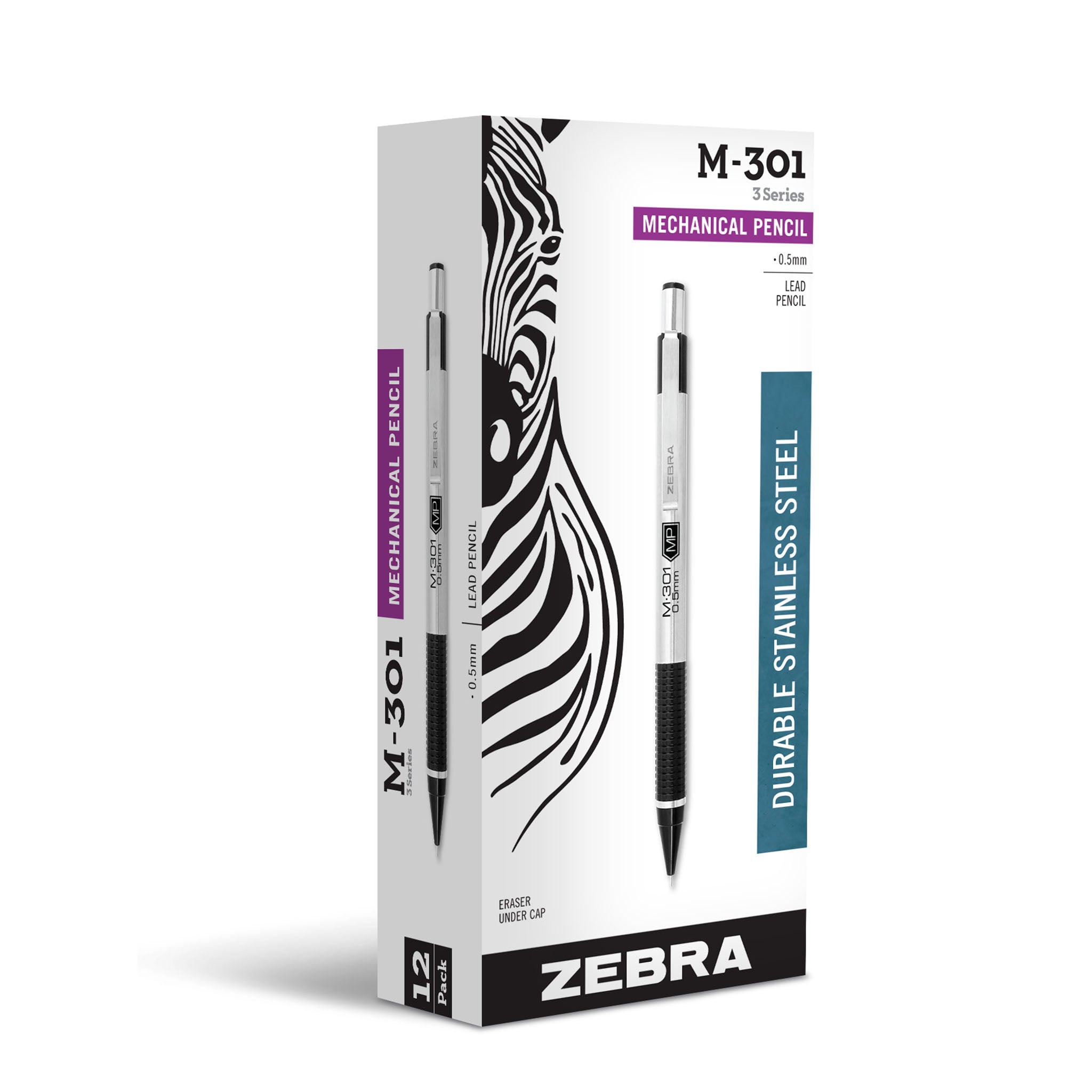 54010_M-301_Mechanical_Pencil_0.5mm_Black_Dozen