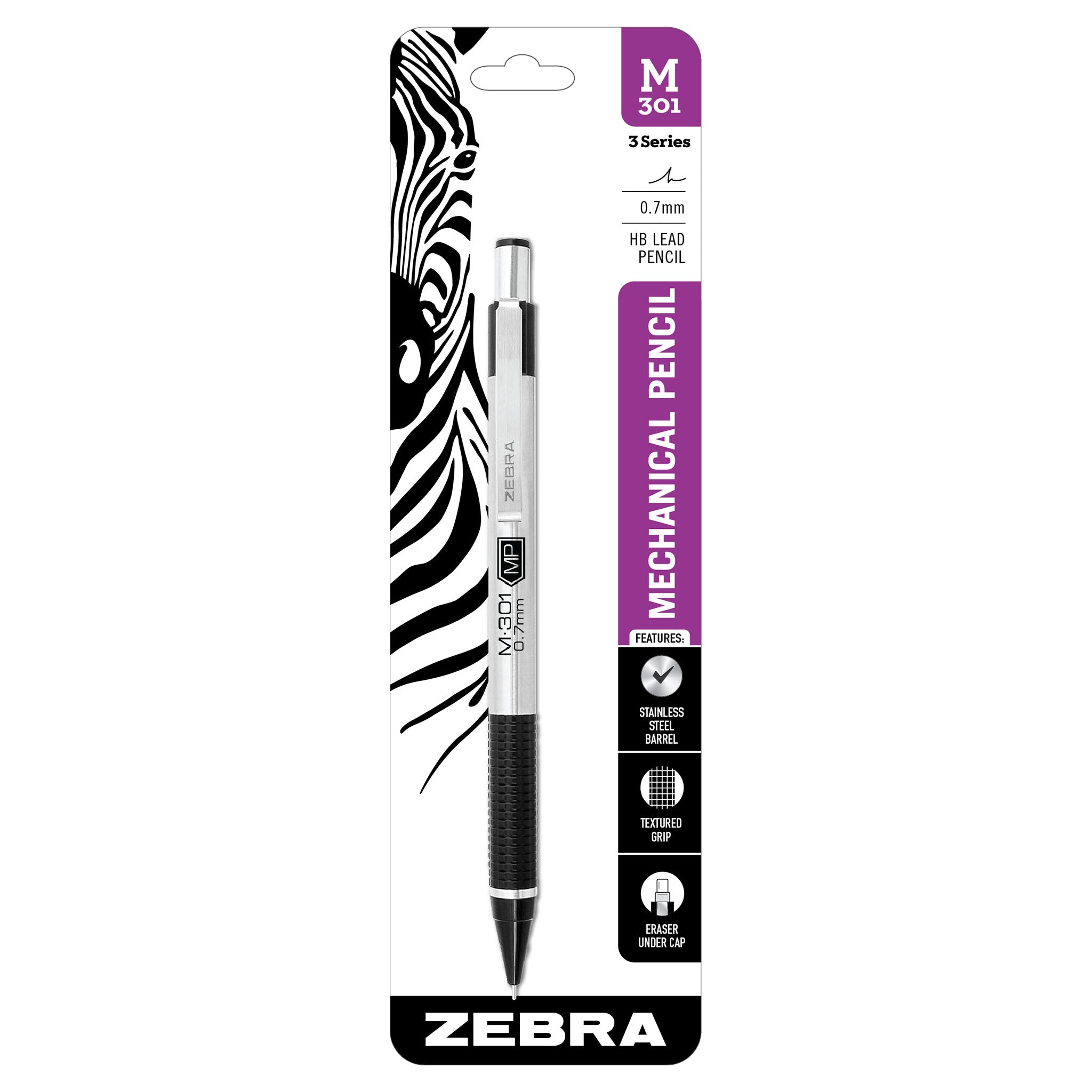 54311_M-301_Mechanical_Pencil_0.7mm_Black_1pk